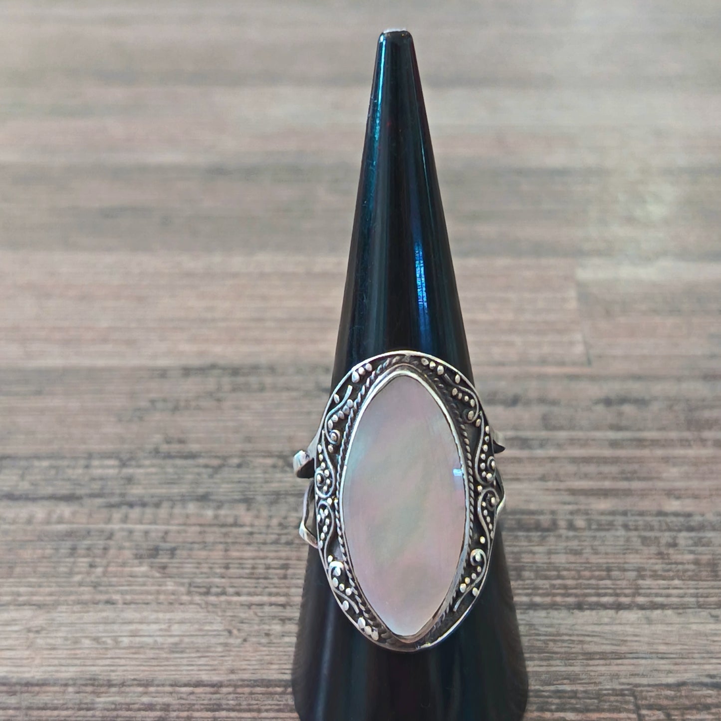 Sterling Silver Shell Ring