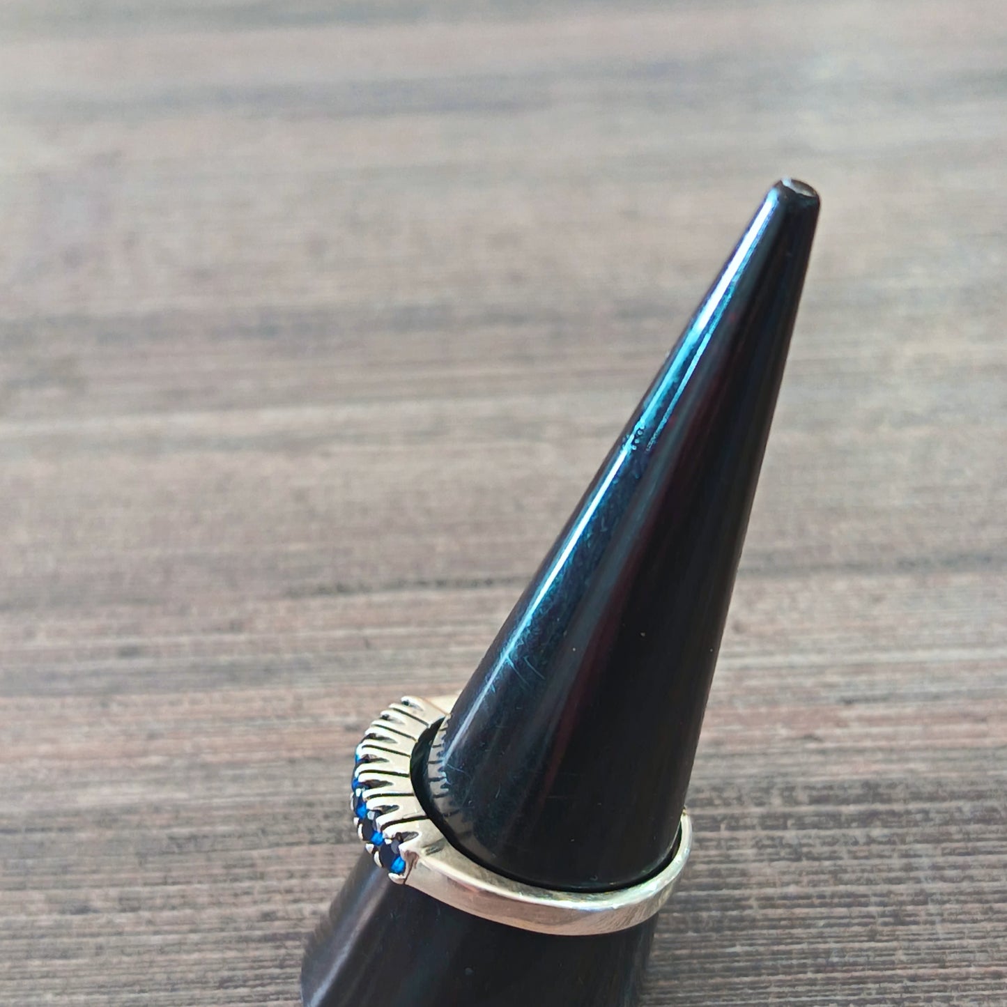 Sterling Silver Sapphire Ring