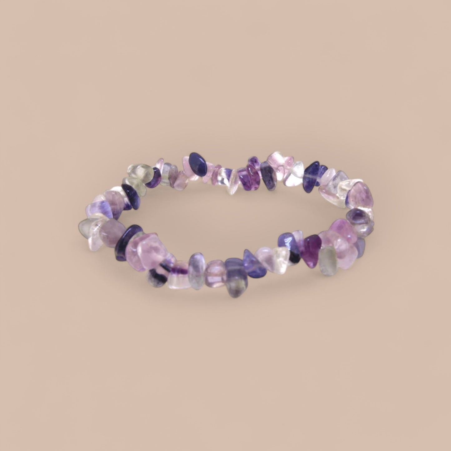 FLUORITE CHIP BRACELET