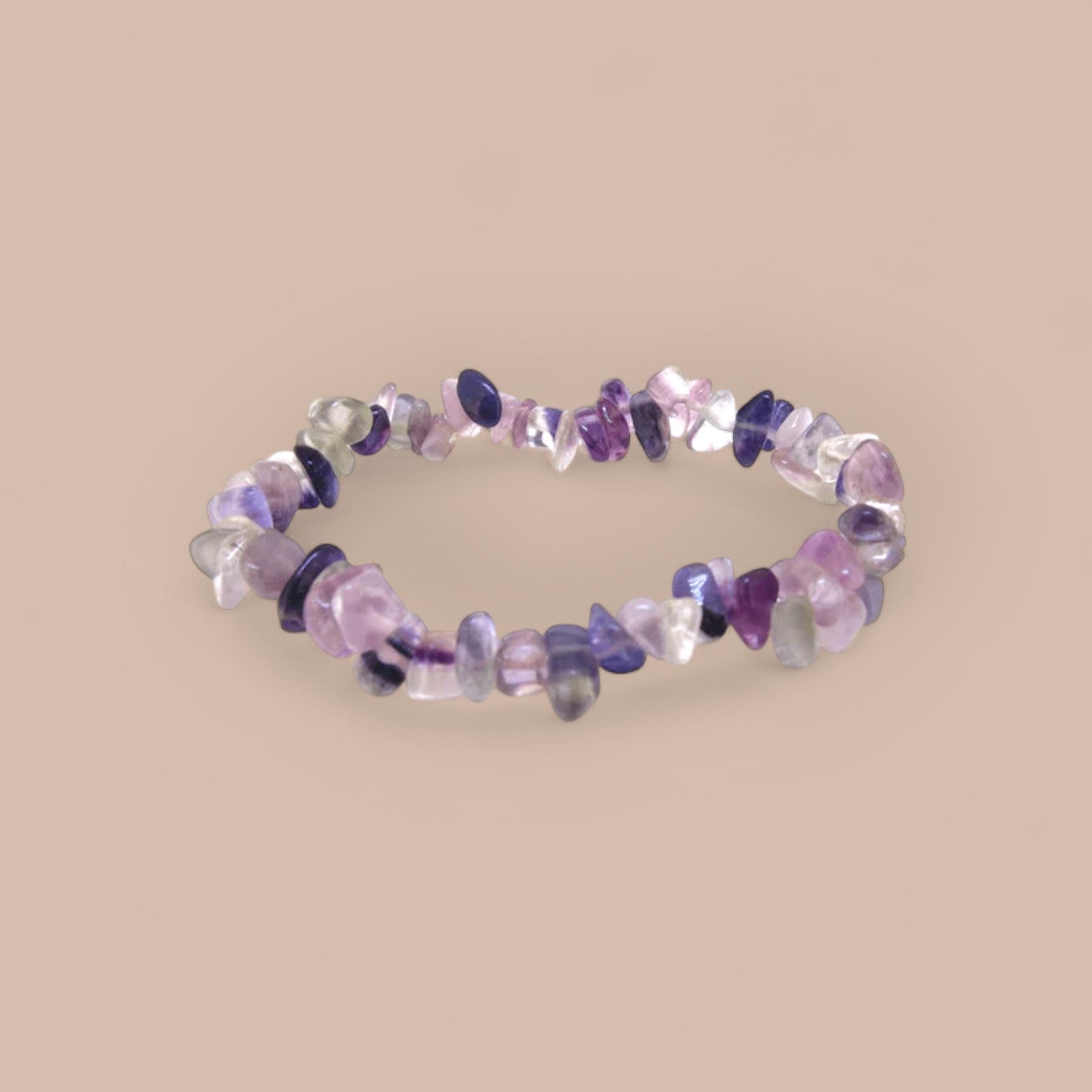 FLUORITE CHIP BRACELET