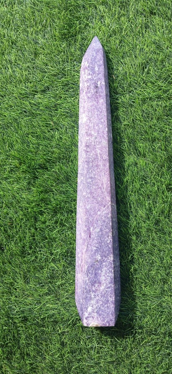 LEPIDOLITE OBELISK LARGE