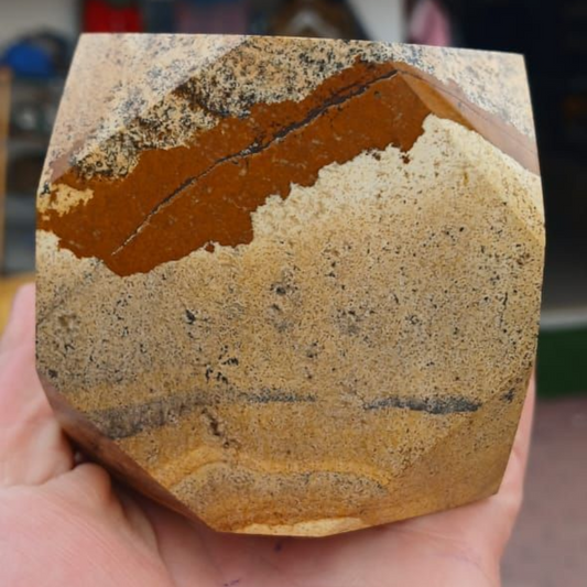 PICTURE JASPER HEPTAGON