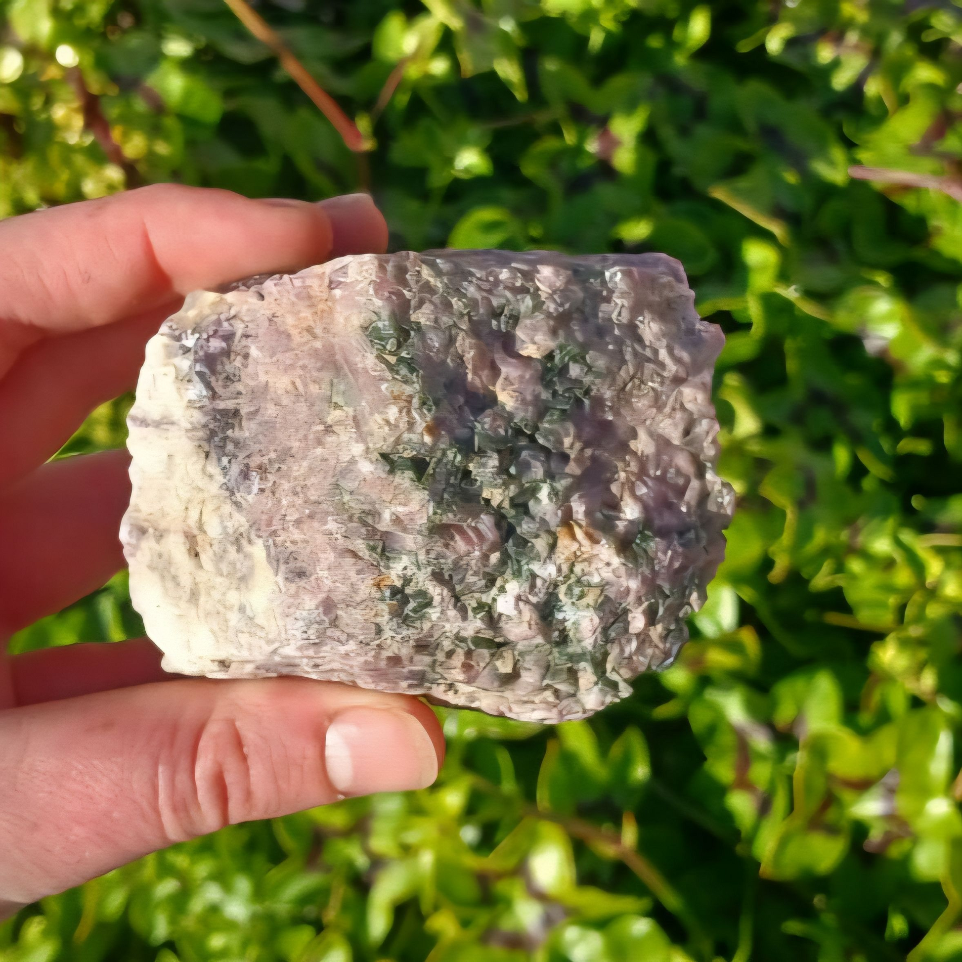 RARE LEPIDOLITE/ EPIDOTE ROUGH PIECE