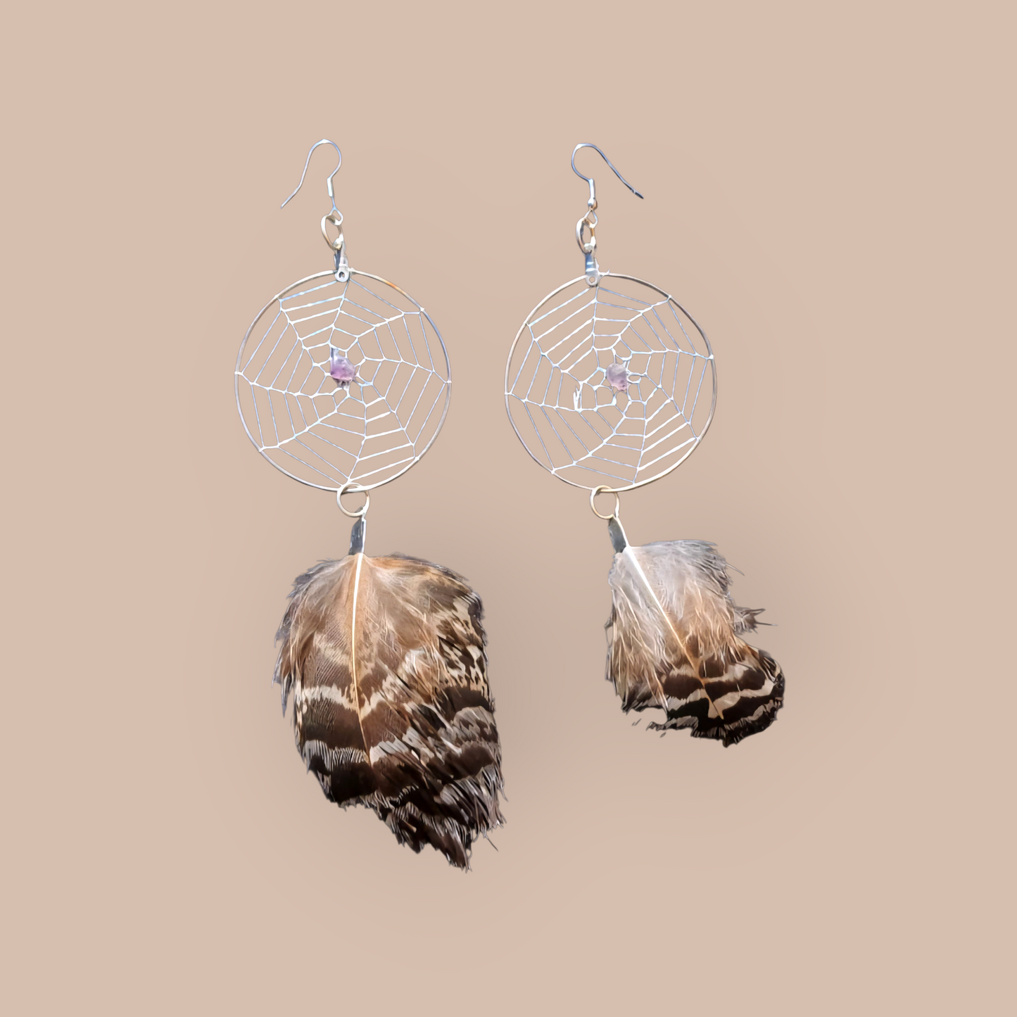 DREAMCATCHER FEATHER EARRINGS