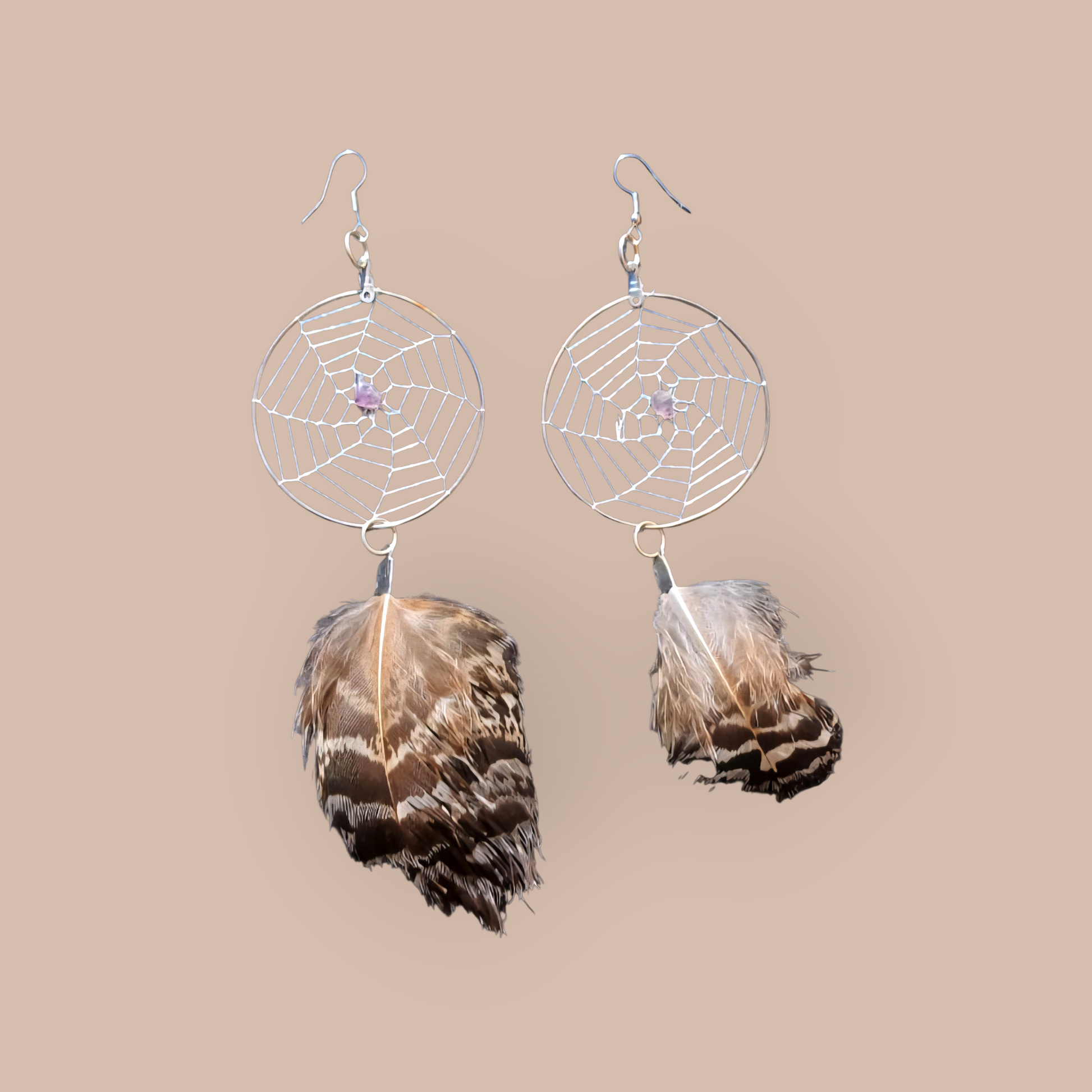 DREAMCATCHER FEATHER EARRINGS