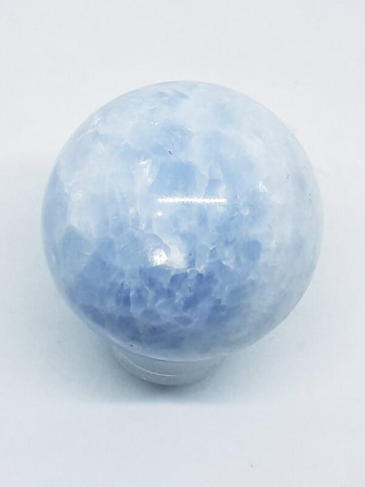 BLUE CALCITE SPHERE