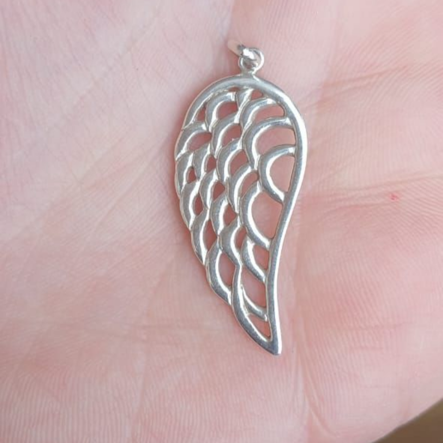 STERLING SILVER WING PENDANT
