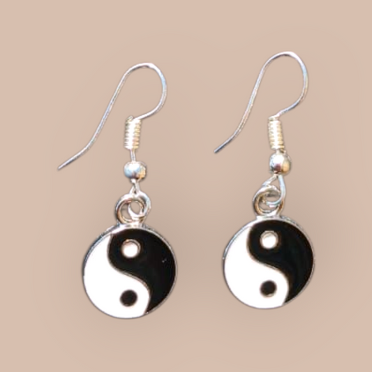 YIN YANG CHARM EARRINGS