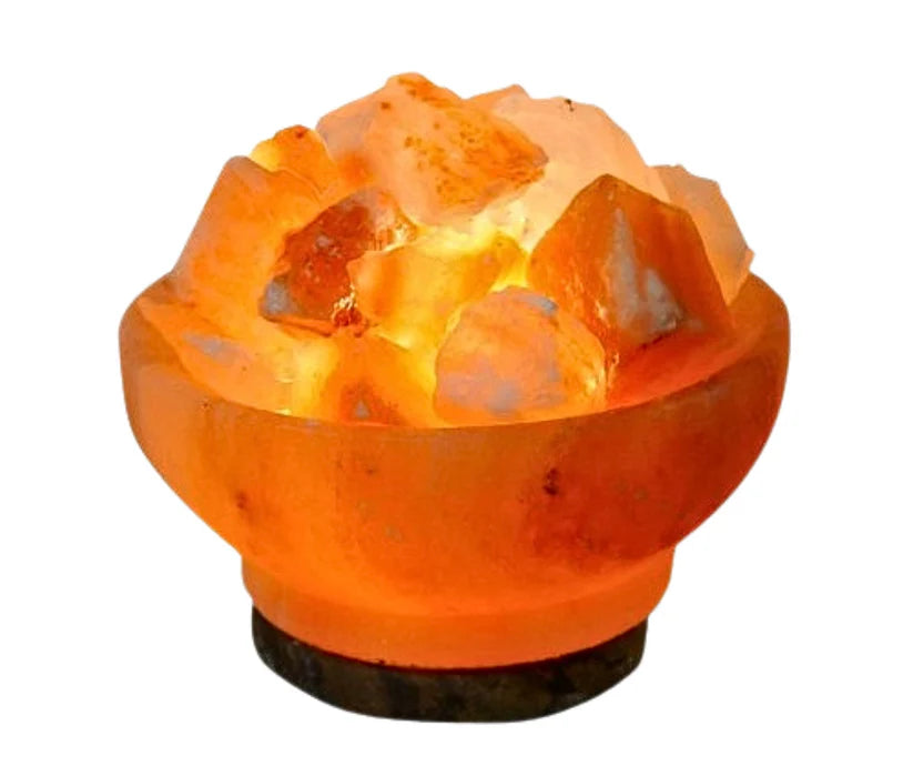 HIMALAYAN FIRE BOWL SALT LAMP MED