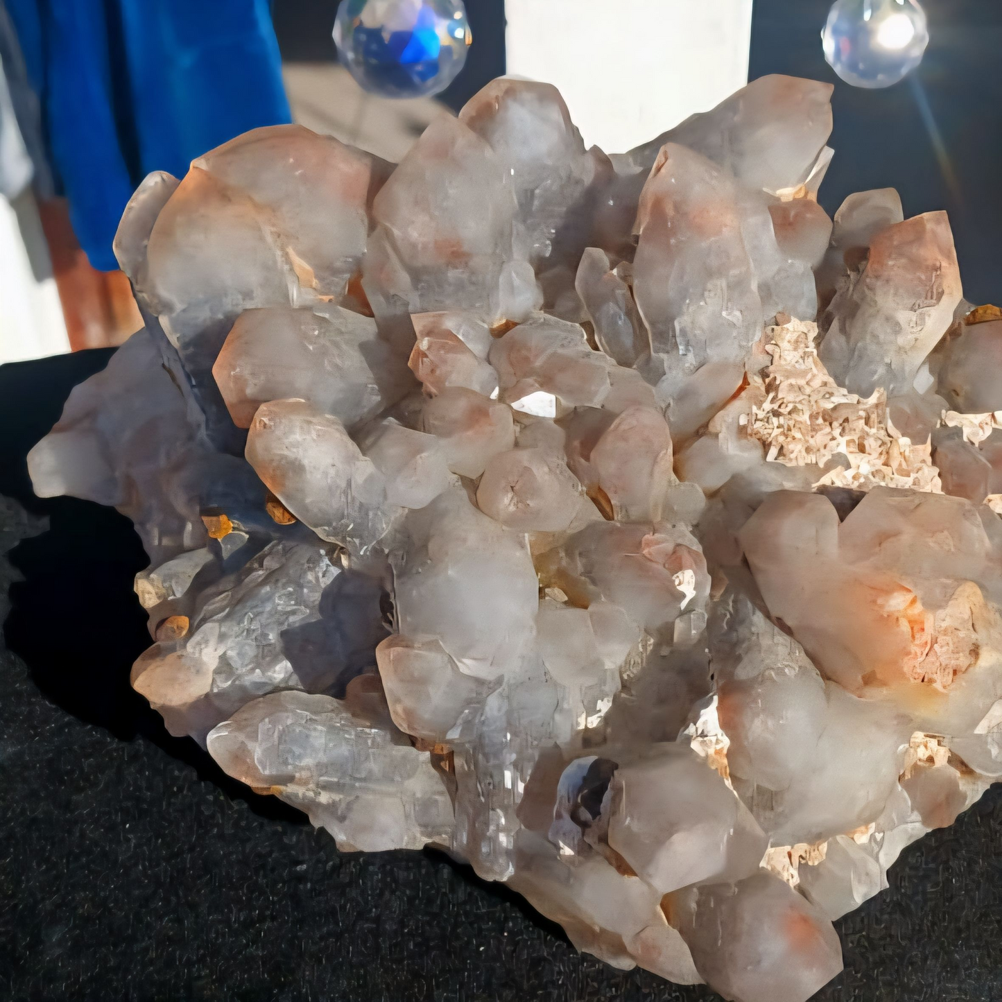 QUARTZ PHANTOM CLUSTER 25CM