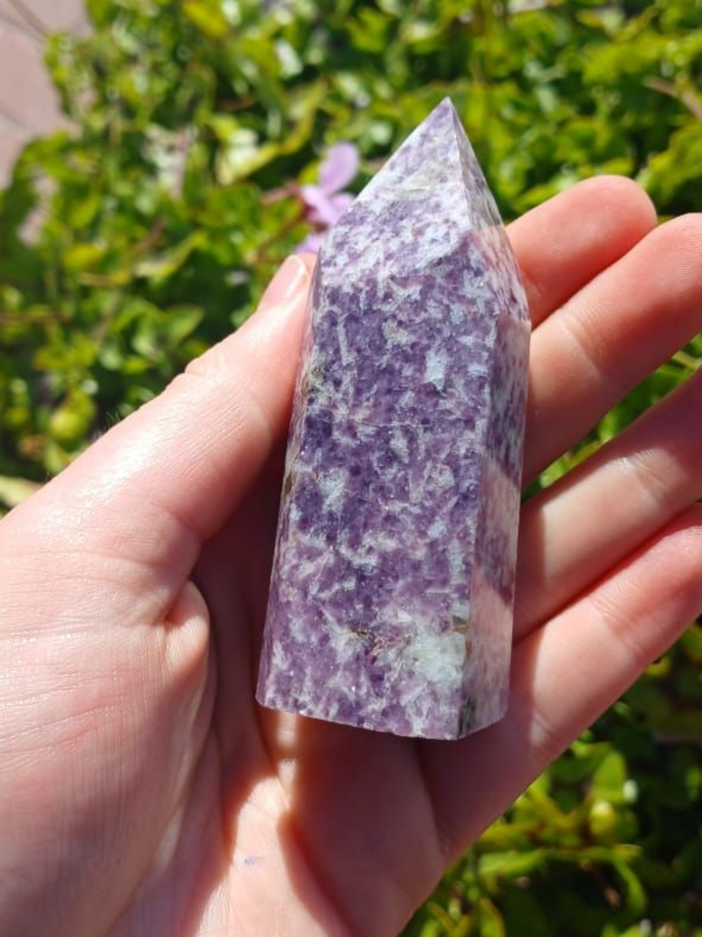 LEPIDOLITE PRISM - SMALL