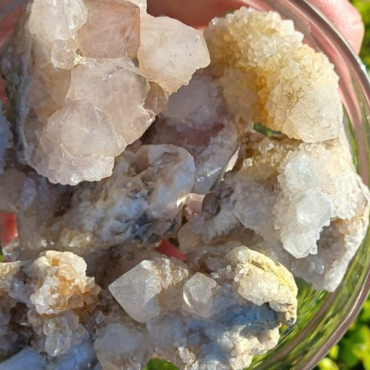 SPIRIT QUARTZ  CLUSTERS 4 - 5CM