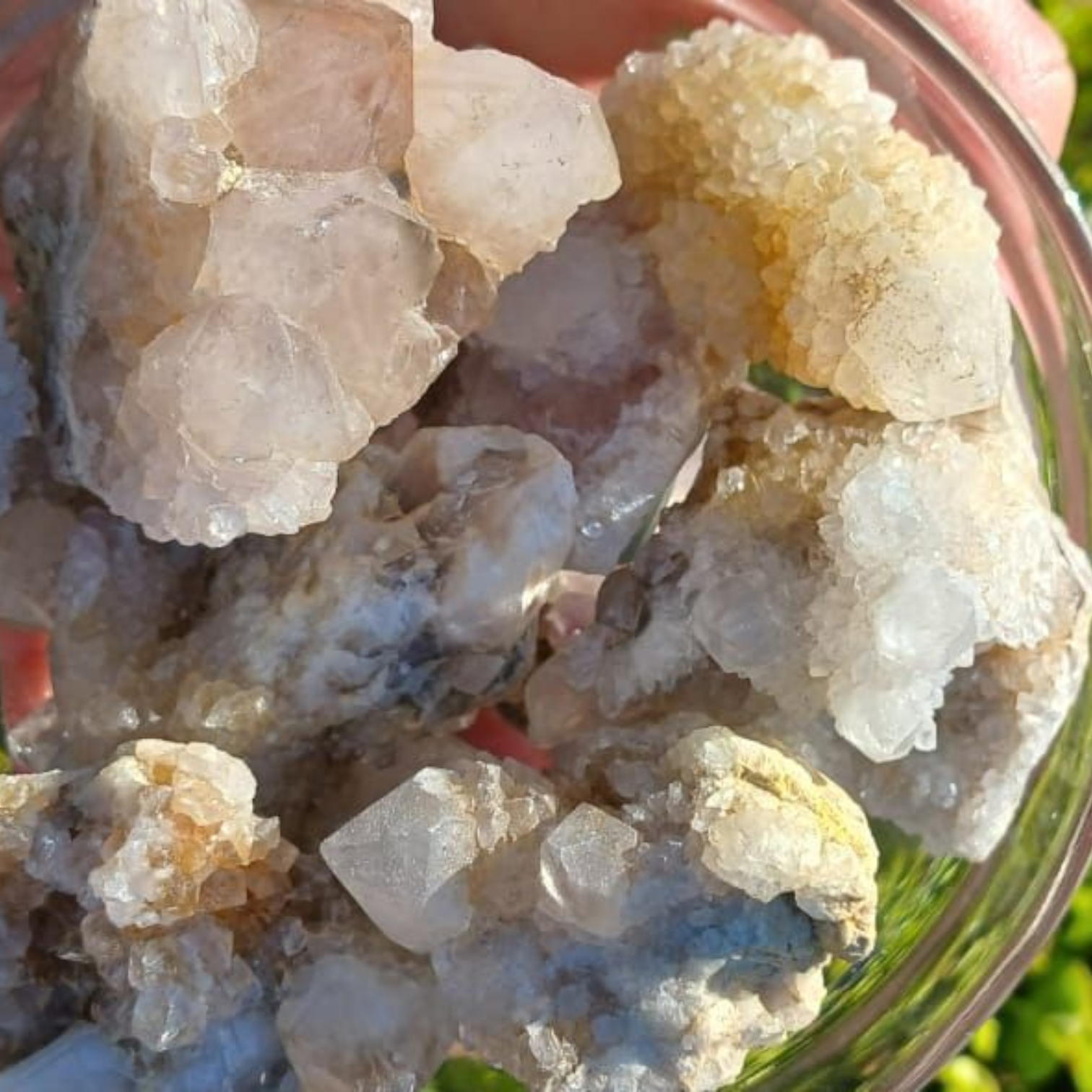 SPIRIT QUARTZ  CLUSTERS 4 - 5CM