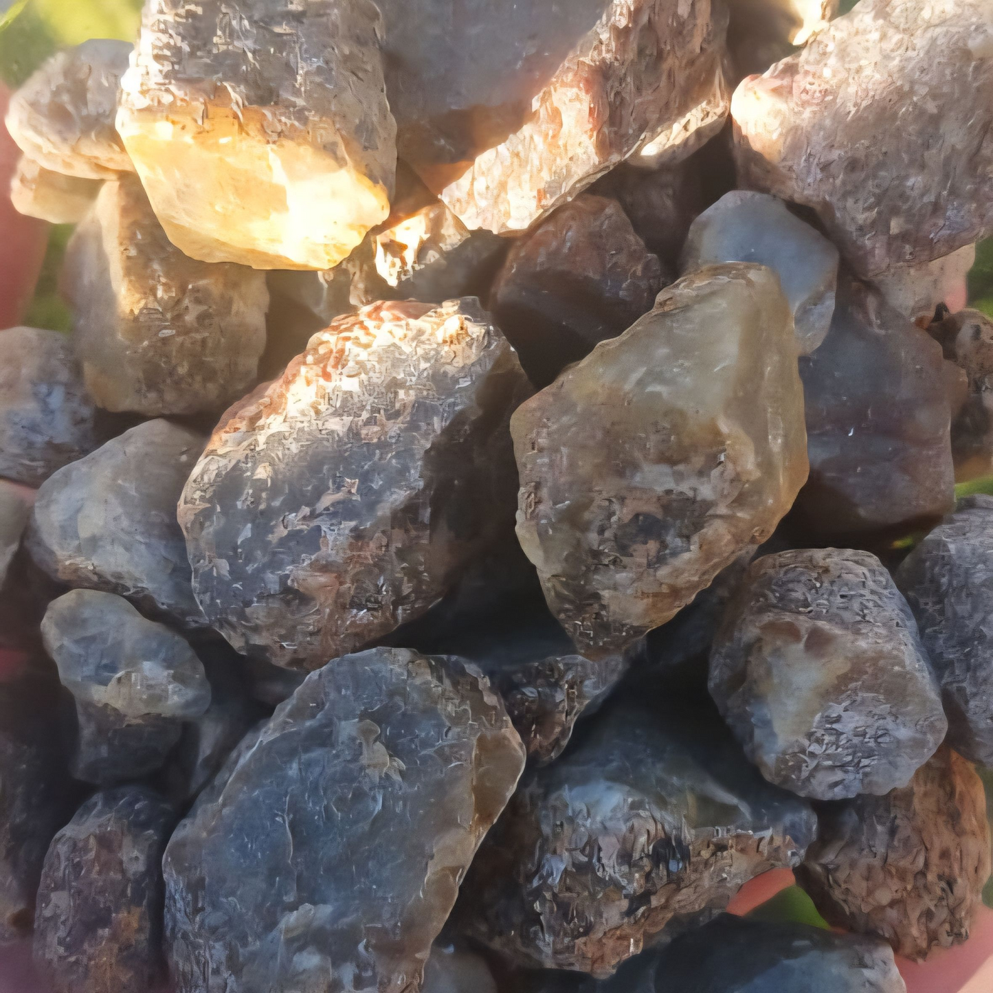 CORUNDUM GREEN AND BROWN