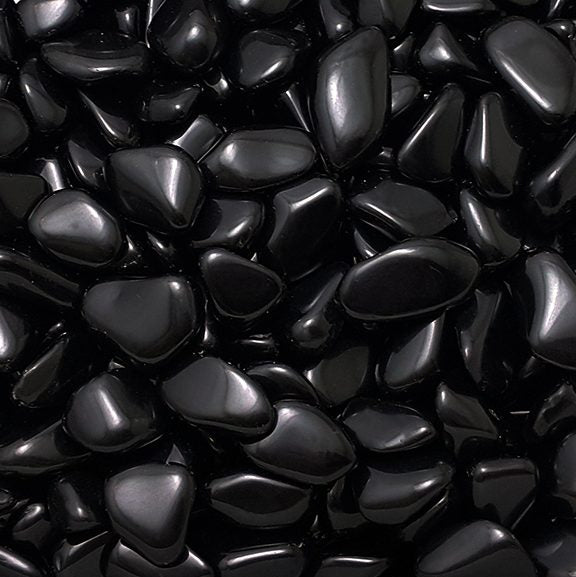 BLACK OBSIDIAN TUMBLED