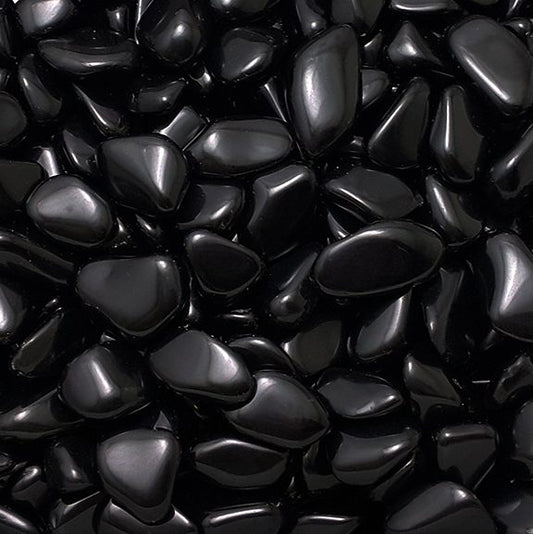 BLACK OBSIDIAN TUMBLED