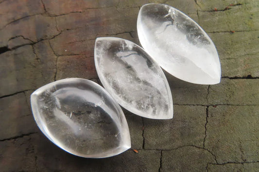 CLEAR QUARTZ SHAPED