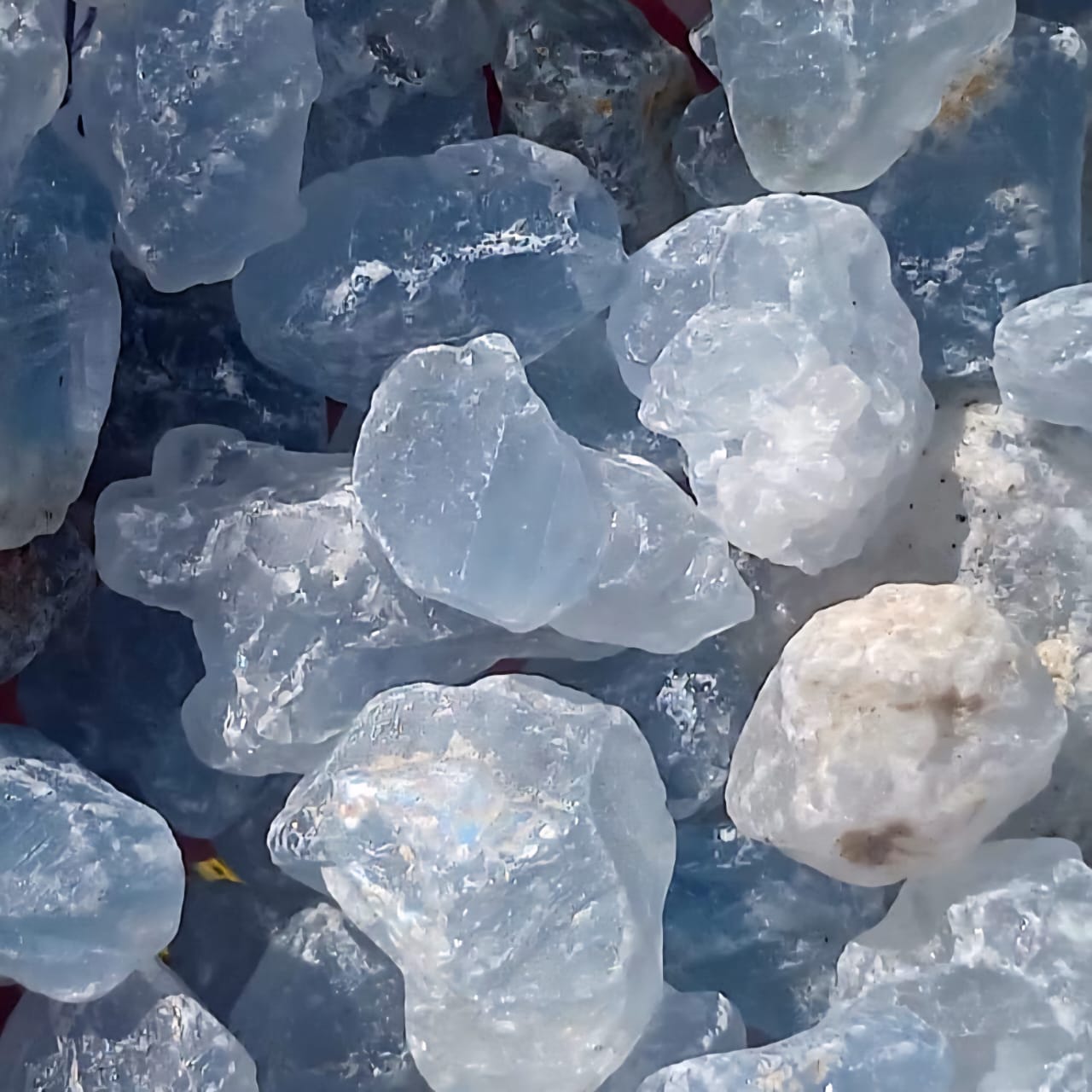 CELESTITE SMALL PIECES