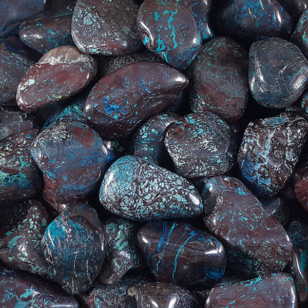 CHRYSOCOLLA/SHATTUCKITE TUMBLE