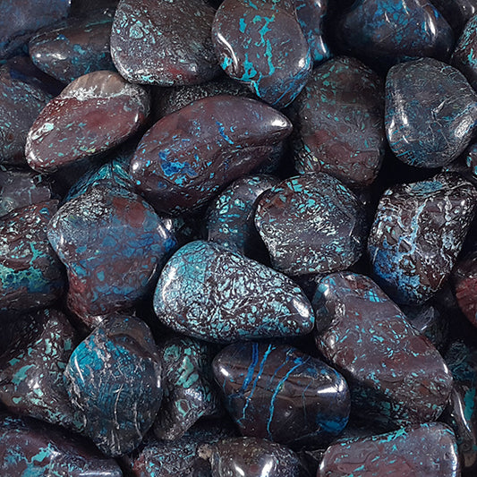 CHRYSOCOLLA/SHATTUCKITE TUMBLE