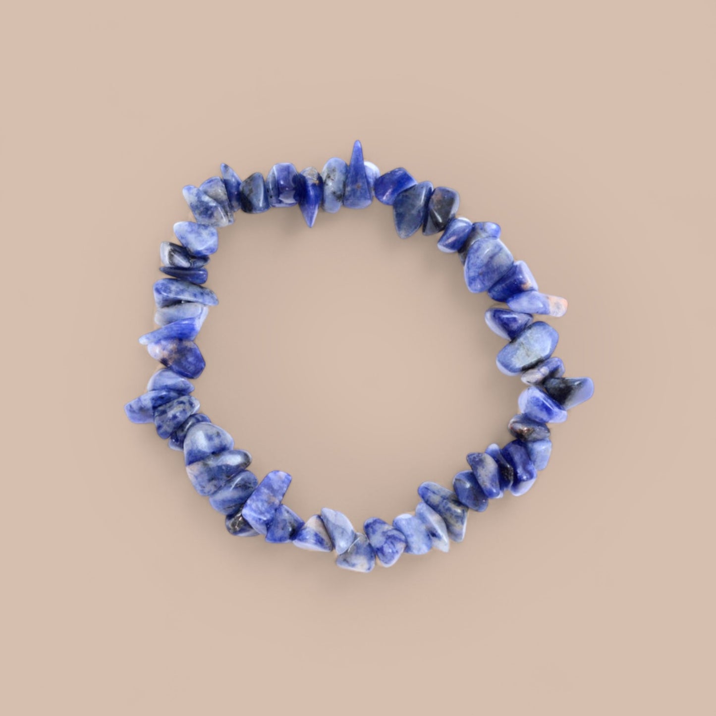 SODALITE CHIP BRACELET