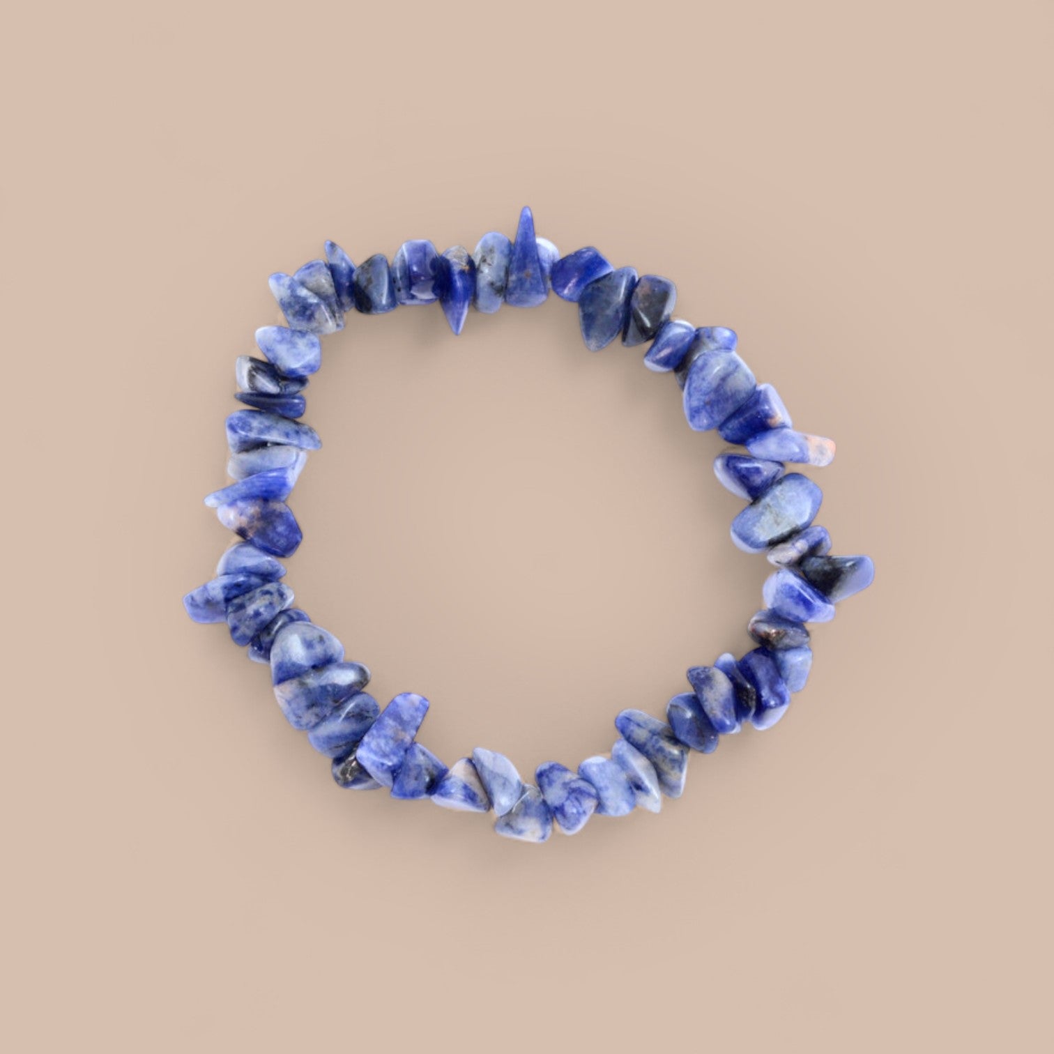 SODALITE CHIP BRACELET