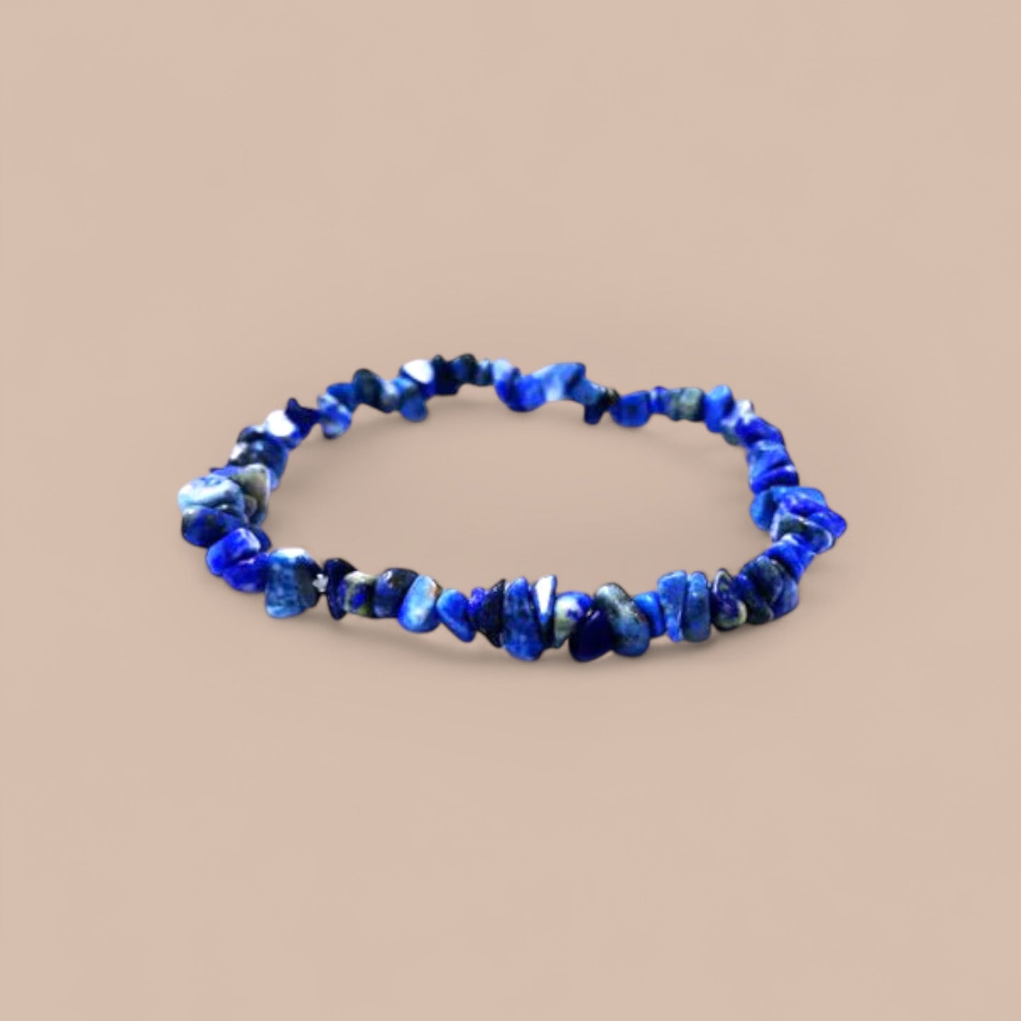 LAPIS LAZULI CHIP BRACELET