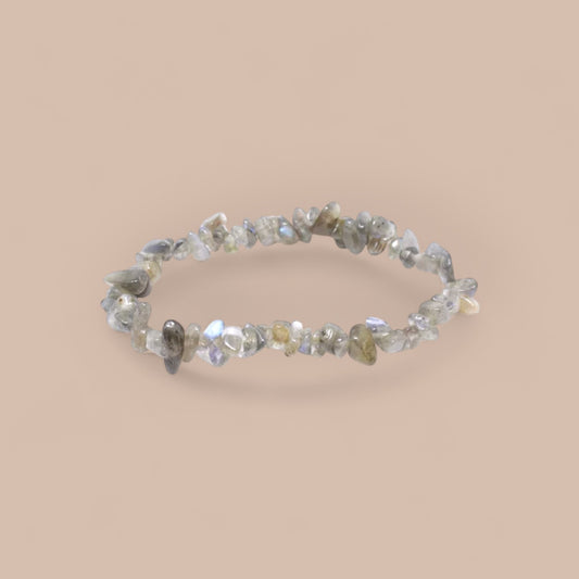 LABRADORITE CHIP BRACELET