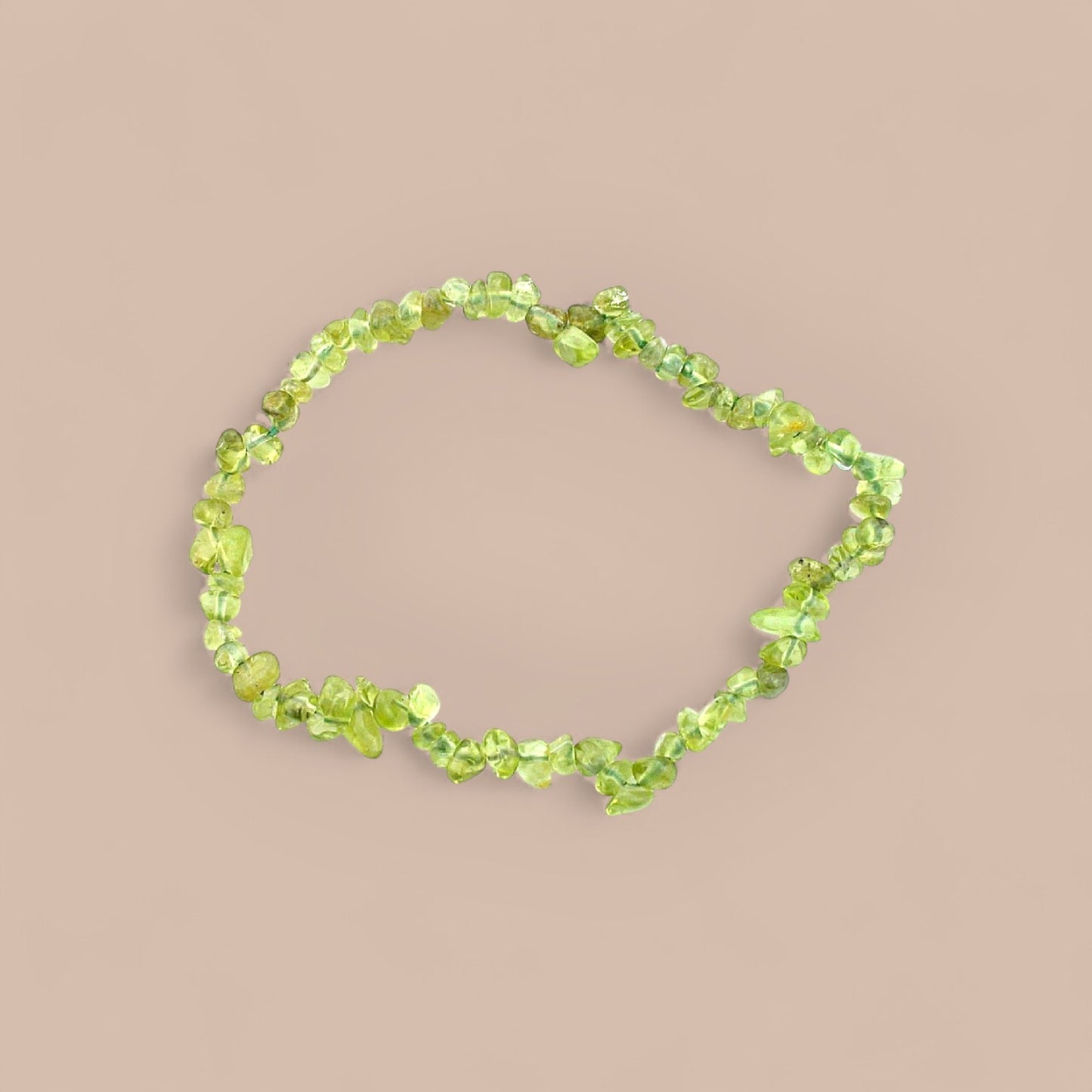 PERIDOT CHIP BRACELET