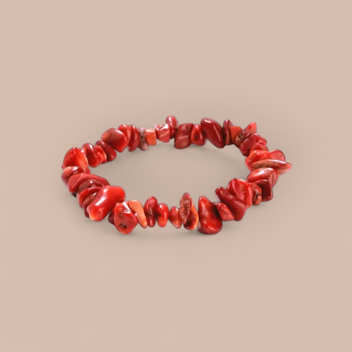 CORAL CHIP BRACELET