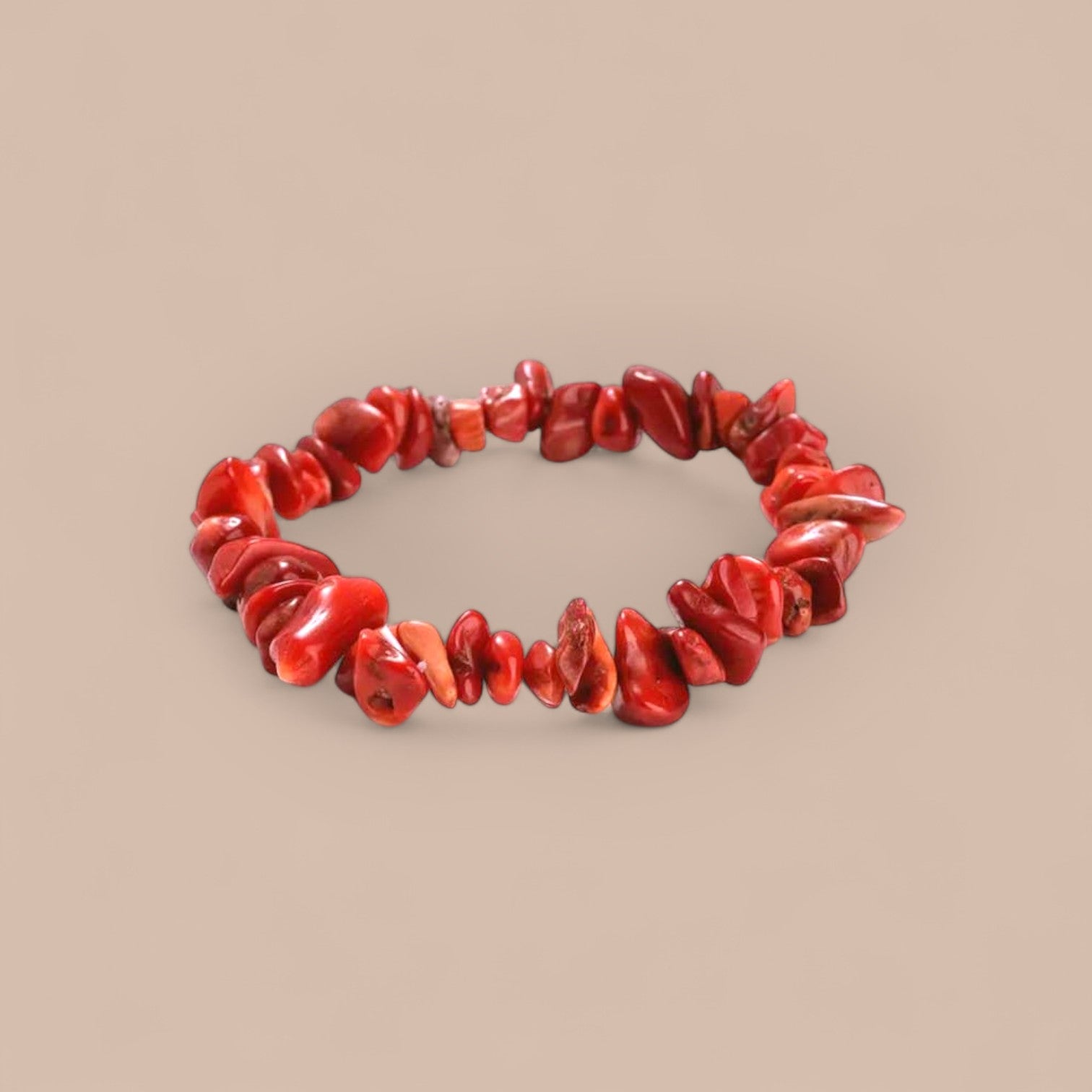 CORAL CHIP BRACELET