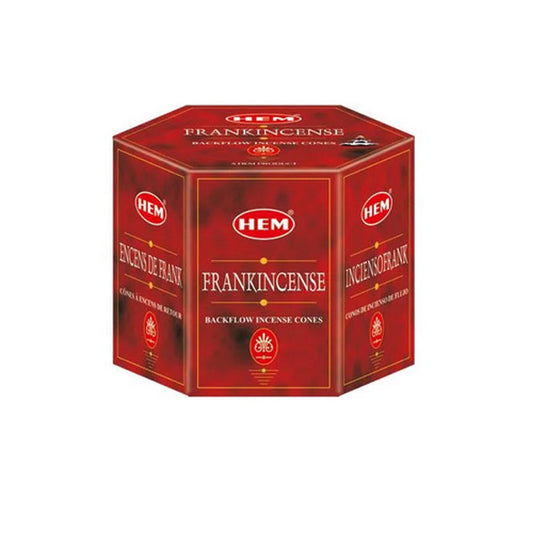 INCENSE CONES HEM FRANKINCENSE 40S BACKFLOW