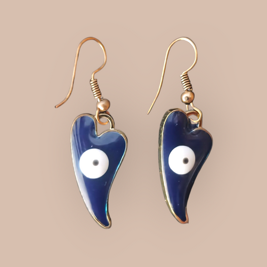 EVIL EYE POINT EARRINGS