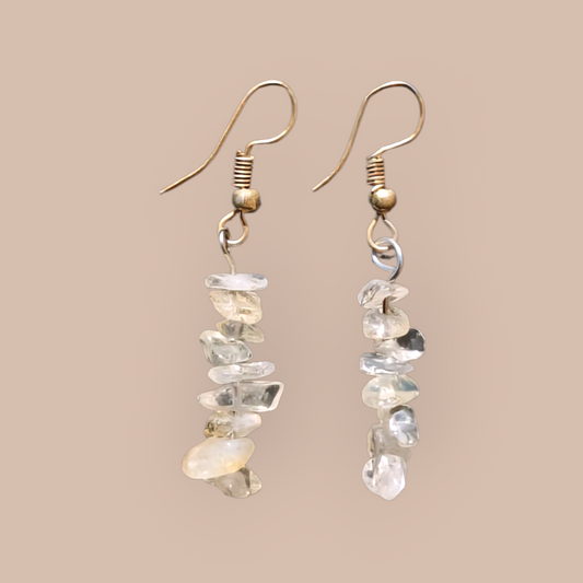 FLUORITE CHIP EARRINGS