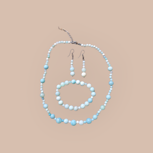 AMAZONITE JEWELLERY SET