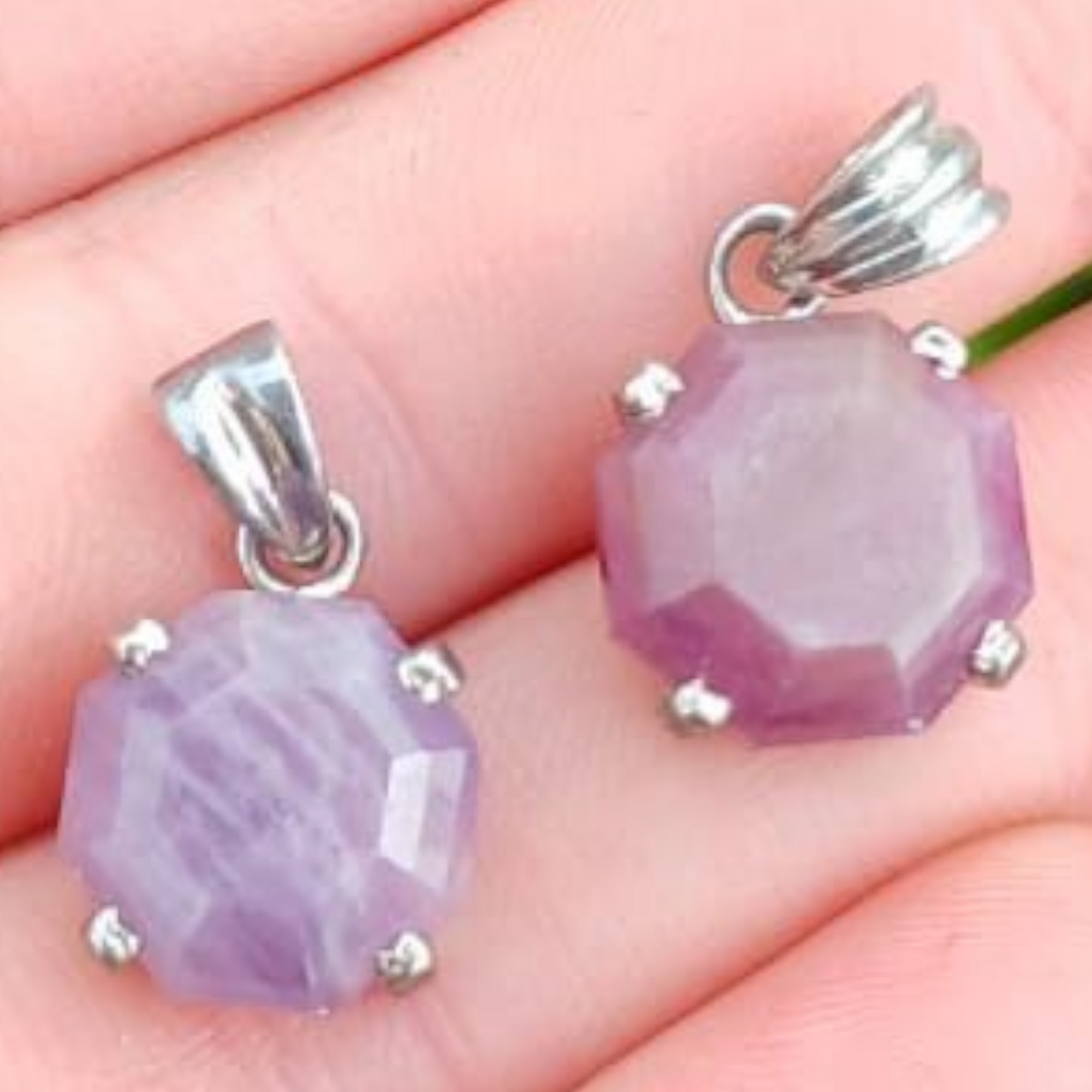 STERLING SILVER RUBY PENDANT