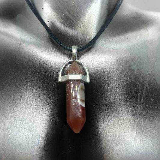 CARNELIAN POINT PENDANT