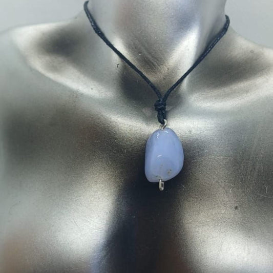 BLUE LACE AGATE PENDANT