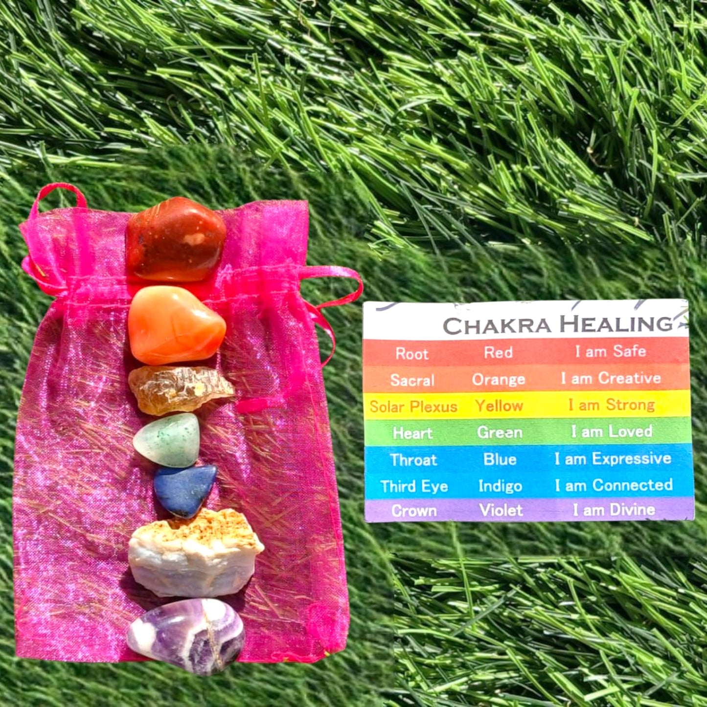 CHAKRA HEALING KIT TUMBLE STONES