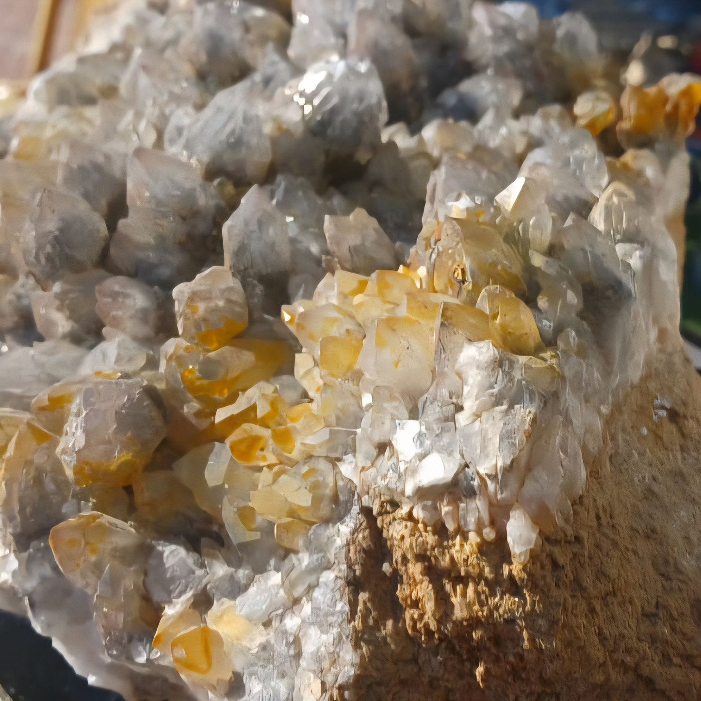 QUARTZ CELESTIAL STEINKOPF 38CM