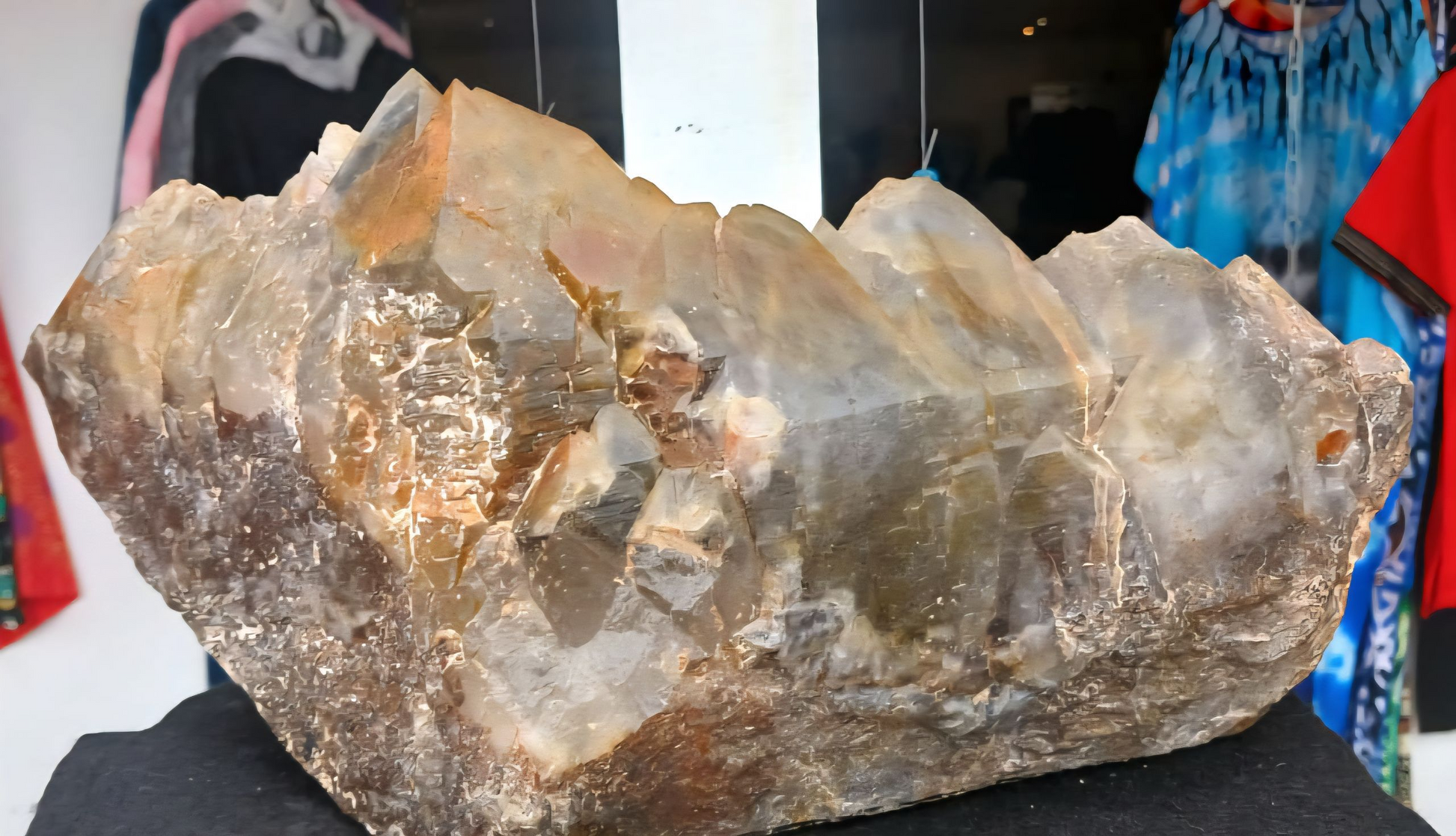 SMOKEY QUARTZ CLUSTER  31CM 5.6Kg