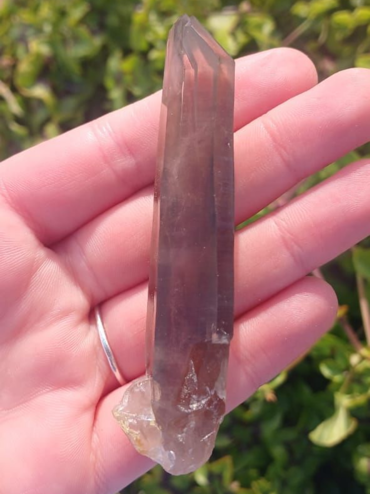 SMOKEY QUARTZ LAZER WAND