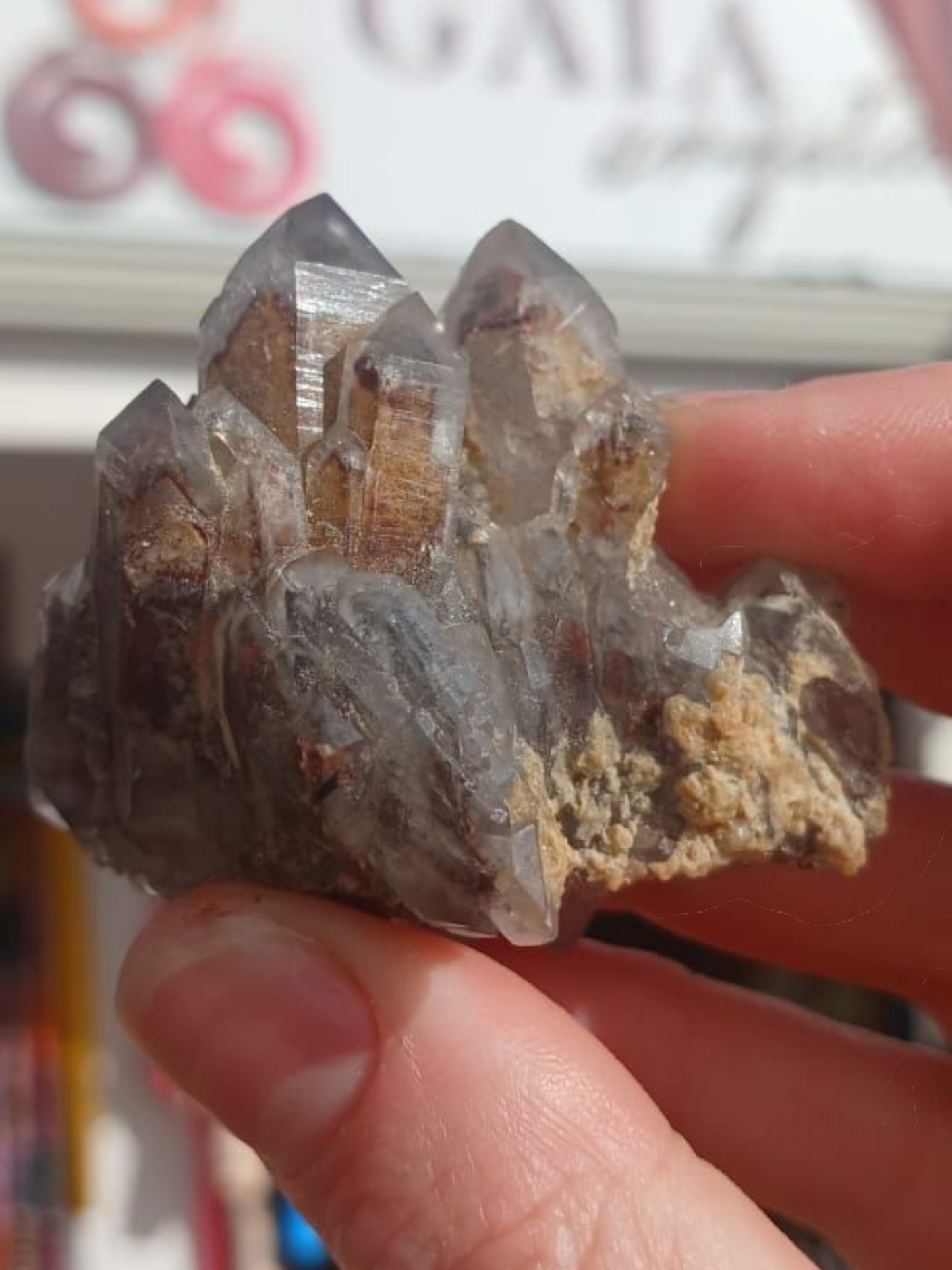 ORANGE RIVER PHANTOM QUARTZ SPECIMEN