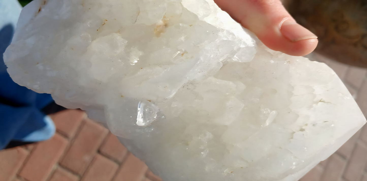 CELESTIAL MILKY QUARTZ CLUSTER
