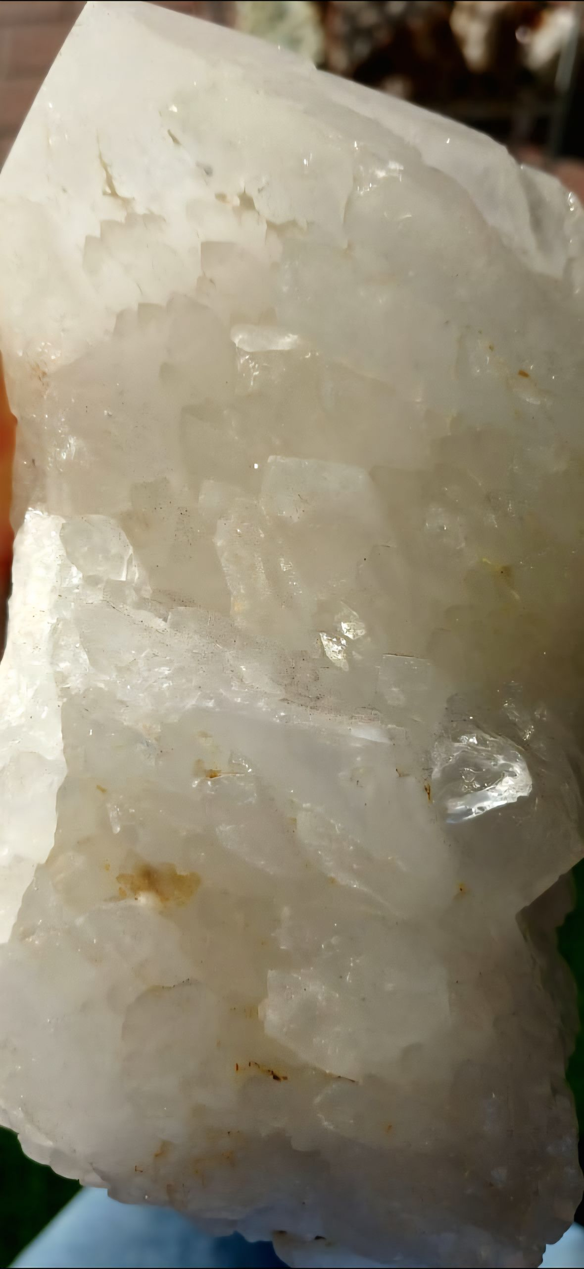 CELESTIAL MILKY QUARTZ CLUSTER