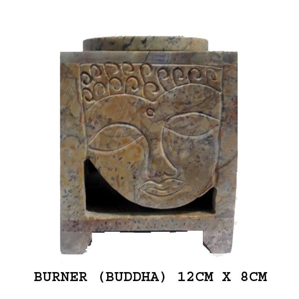 SOAP STONE BURNER BUDDHA(LARGE)