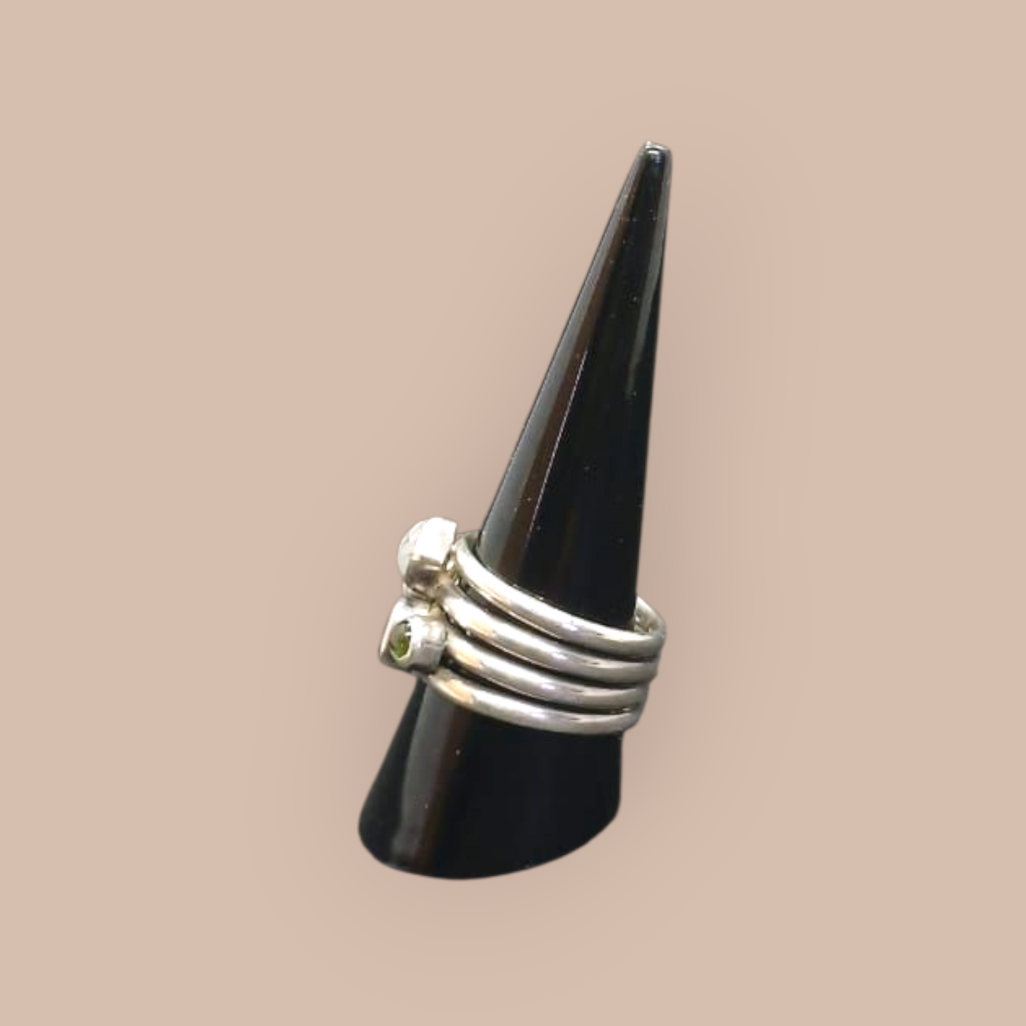 MULTI GEM RING 92.5 STERLING SILVER