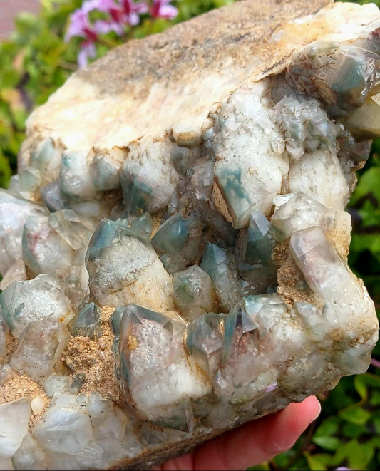 QUARTZ WITH CHLORITE 14cm