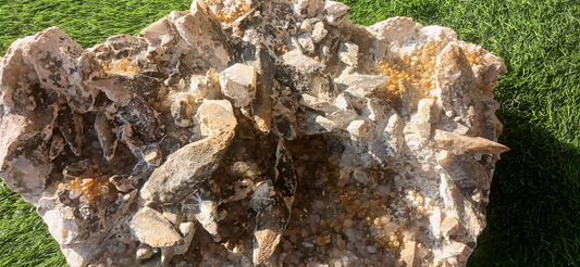 CALCITE COVERED QUARTZ CLUSTER LARGE 22Kg