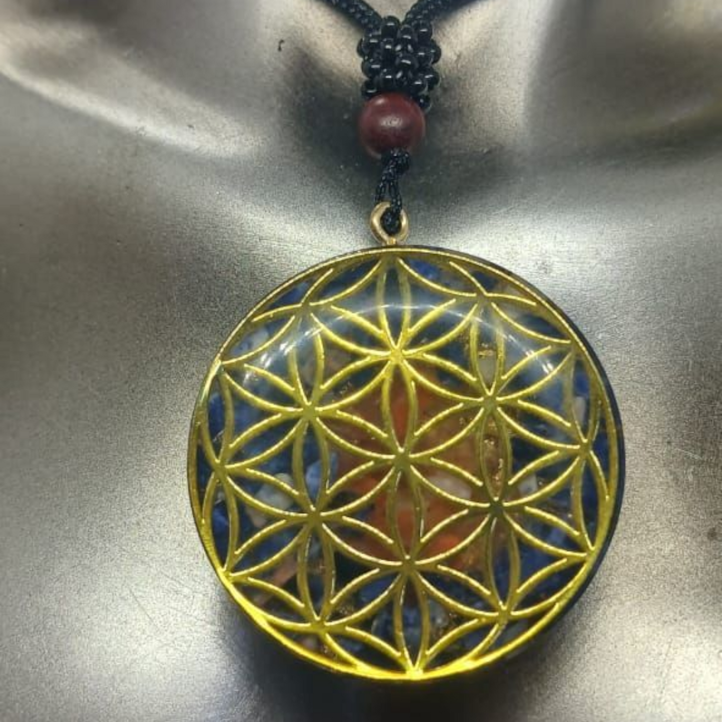 FLOWER OF LIFE ORGONITE PENDANT